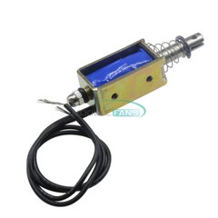 DC12V 300mA 5N/10mm Precise Pull-Push-Type Solenoid Electromagnet JF-0530B