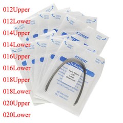 10X Dental Orthodontic Brackets Braces/Arch Wire Nature Super Elastic Niti Round