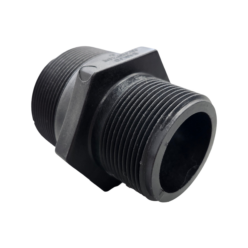 Banjo Poly Reducer Nipple Pipe Fitting 2″ MNPT X 1-1/2″ MNPT – RN200-150