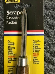 TRIANGULAR SCRAPER 6″ – GENERAL TOOLS #478 – NEW IN BLISTER PACK