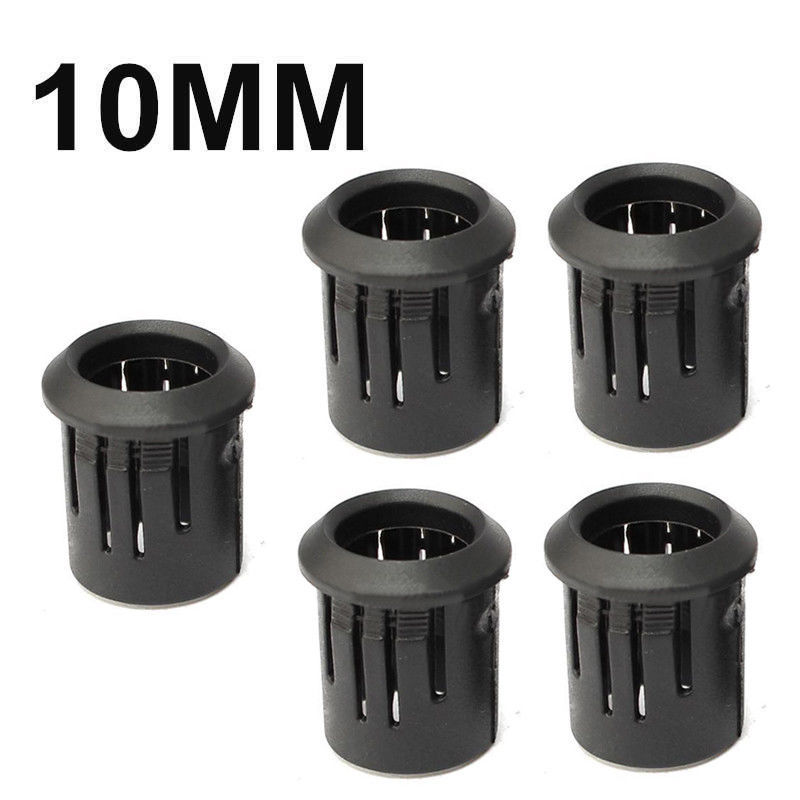3mm 5mm 8mm 10mm LED Black Plastic Lamp LED Diode Holder Black Clip Bezel Mount