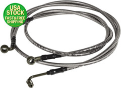 Extended Front Rear Brake Lines Kit for Polaris RZR 800 900 570 XP 4 900