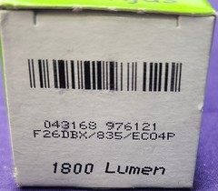 LOT 10 GE 976121 F26DBX/835/ECO4P 26W T4 Double Tube CFL 4pin G24q-3 3500k