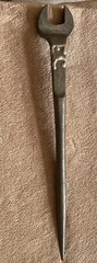 Vintage Williams USA spud Superrench #1908 iron worker Alloy 1 1/4″ Rat Tail