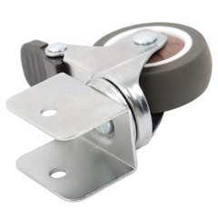 4PCS Heavy Duty U Bracket Shaped 2″ Caster Wheels (2 with brake & 2 without)