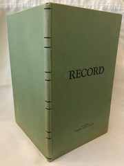 Vintage Record Log Book Military Federal Supply Record Journal Unused