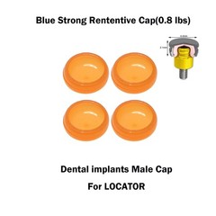 Dental Locator Overdenture Retention Implant Male Caps 0.8lbs Removal Core Tool