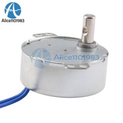 AC 12V/110V/220V 4W 50/60Hz Synchronous Motor 2.5/3/5/6RPM For Microwave TYC-50