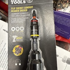 Klein Tools 85191HD Impact-Rated Flip Socket Conduit Reamer Driver