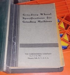 1936 Carborundum Company Binder With 7 Books Inside SEE LIST IN DESCRIPTION Old!
