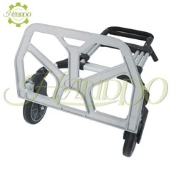 500 LB Aluminum Folding Hand Truck with Telescoping Handle with 8 inch Wheels