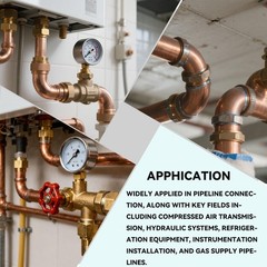 HVAC Copper Fittings Kit – 3/8″ & 7/8″ Couplings, Elbows for AC Refrigeration Li