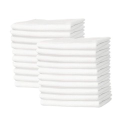 New White Knit T-Shirt Exact Cut Rags 20×20 inch – 10 Packs of 45 Pieces Case