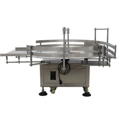 Bottles Accumulation Table39.3″ Dia. Bottle Turn Rotary Sorter w/Wheel 30.7″ H