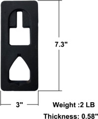 SpeeCo S16110400 T Post Puller Plate, Heavy-Duty Steel – Farm & Garden Equipment