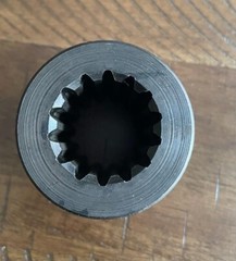 1-1/4″ Bore 14 Tooth Spline Shaft Coupler 2-1/4″ L Hydraulic Pump Motor Coupling