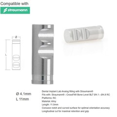 US Straumann B0ne Level NC/RC Healing Abutment Scanbody Analog Impression Coping