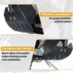 Motorcycle Skid Bash Plate Fit for KLX300R/KLX250R/KLX250/KLX300SM | 4mm Alum…