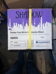 Adenna Shadow Nitrile Gloves – Medium- Case