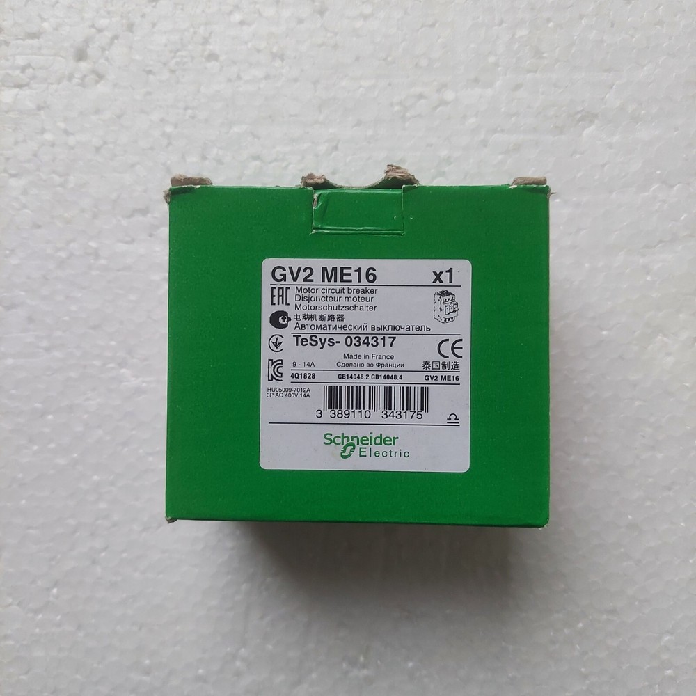 SCHNEIDER ELECTRIC GV2-ME16 Motor Circuit Breaker GV2ME16 MADE IN FRANCE