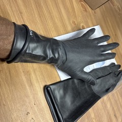 Ansell 38-514 Alphatec Chemical Resistant Gloves, Butyl, 14 In L, 14 Mil,