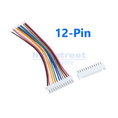 JST XH2.54mm 12 Pin 10/20/30cm Wire Cable Connector Male Female Plug Socket Lot