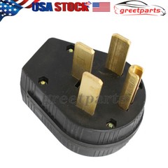 Fits NEMA 14-50p 50A 125-250V 4-Holes Plug DH Industrial Grade Straight Blade US