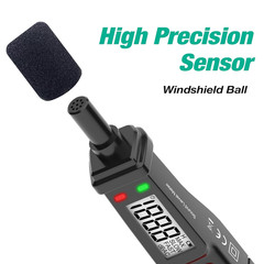 Decibel Meter, Digital Sound Level Meter Portable Sound Meter 30–130 dB MAX Data