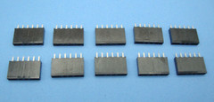 6 Pin Header Strip Modular Connector .100″ 1 Row (QTY 10)