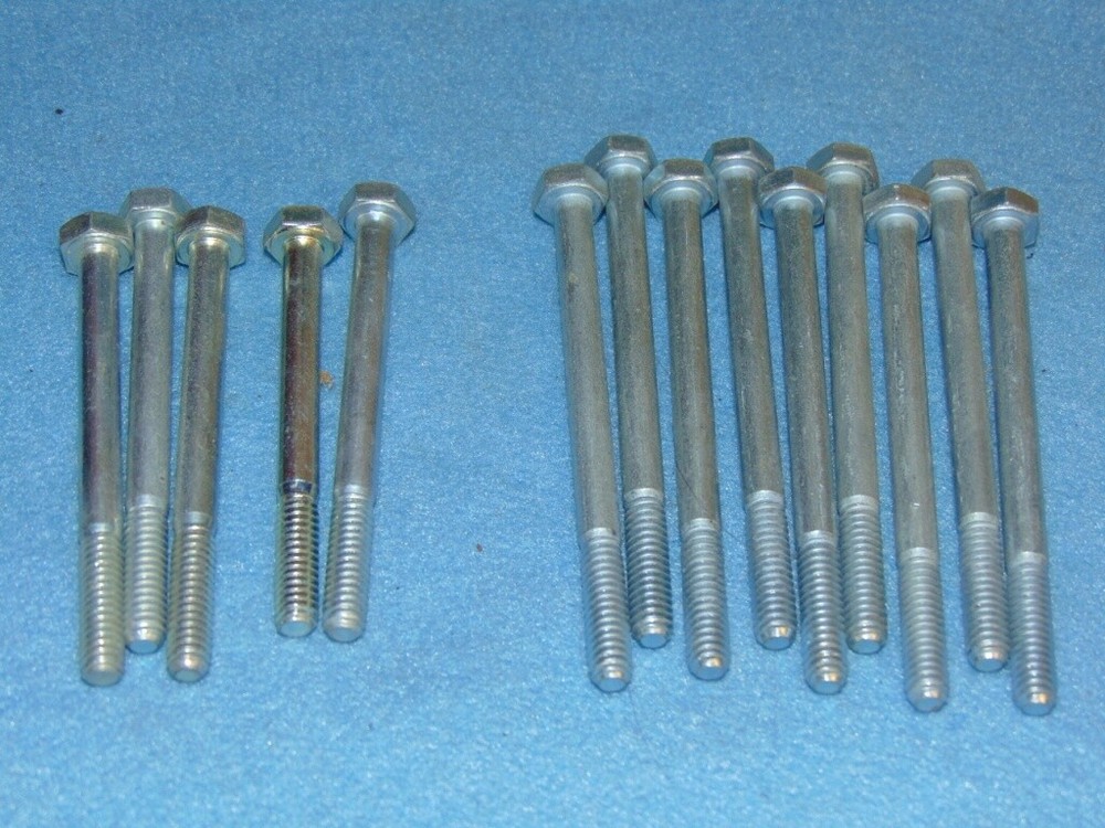 HEX HEAD CAP SCREW, 1/4″-20, ASST. LENGTH, GRADE 8, 7/16″ HEX DRIVE, LOT OF 14