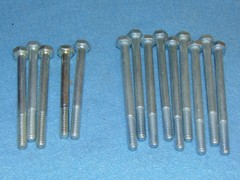 HEX HEAD CAP SCREW, 1/4″-20, ASST. LENGTH, GRADE 8, 7/16″ HEX DRIVE, LOT OF 14