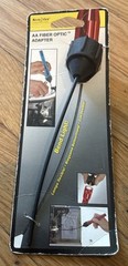 Nite Ize Fiber Optic Adapter AA 7” w/ Duracell LED Flashlight + NEW AAA Batt’s