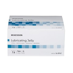 McKesson Lubricating Jelly Sterile 3 Gram Individual Packet 864 per Case 16-8942