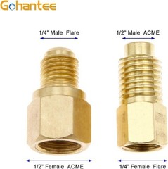 R12 to R134a Adapters, R134A Refrigerant Tank/Vacuum Pump Port Connection Adapte