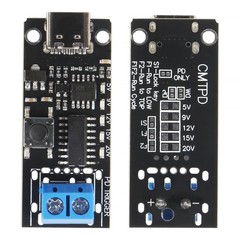 2PCS 100W 5A USB-C Fast Charge USB-C PD QC DC 5V 9V 12V 15V 20V Adjustable Vo…