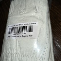 Radnor Large Industrial Work Gloves Natural Cowhide Drivers 12-Pack New