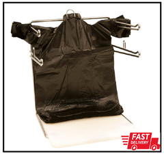 Member’s Mark Black T-Shirt Carryout Bags (1,000 ct.), Size 11.5″ x 6.5″ x 22″