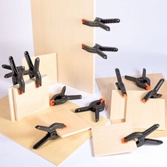 20 Packs Spring Clamps, 3.5 inch Clamps Heavy Duty Black and Orange
