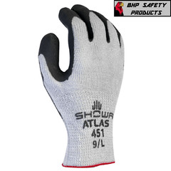 Showa 451 Therma Insulated Cold Weather Palm Coated Winter Work Gloves S-XL 12PR