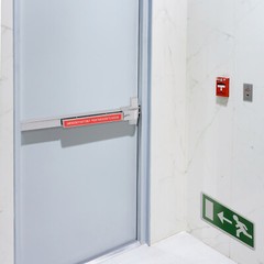 Commercial Door Push Bar Panic Exit Device Lock Fire Emergency Lock Heavy Duty
