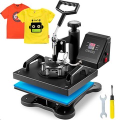 Digital Heat Press Machine T-shirt Sublimation Printer Transfer Pressing 12X10″