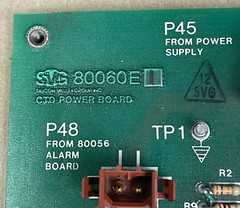 SVG SILICON VALLEY GROUP CTD POWER BOARD 80060E1 SCREEN E