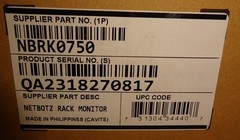 APC NBRK0750 NETBOTZ Rack Monitor Schneider Electric NEW