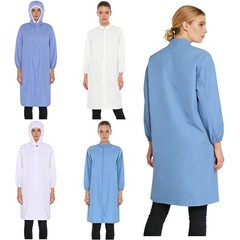 Women Jacket Workwear Coat Hip-Length Shirts Casual Laboratory Laboratory Tops