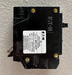 10 PCS Eaton BRP120DF 120 20A 1-Pole Circuit Breakers