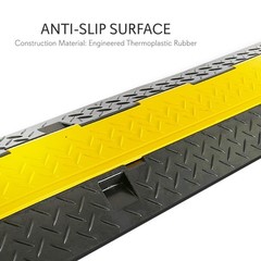Pyle Cable Protector Cover Ramp – Cord/Wire Safety Concealment Track