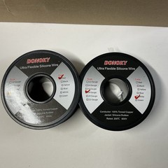 2- NEW Donoky Silicone Wire Kit 18AWG (Tinned Copper) 25 Foot Spools/ 6 Colors
