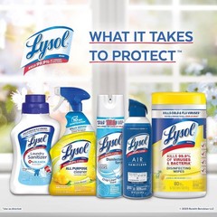 Lysol Disinfectant Wipes Lemon and Lime Blossom, 480 Count – Pack of 6