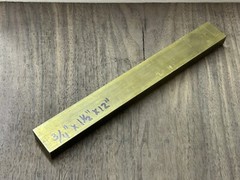 C360 Brass Flat Bar 3/4” Thick x 1.5″ Wide x 12” milling turning stock