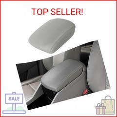 KBH Car Center Console Lid Cover Replacement for Honda Pilot 2009-2015, Vinyl Le